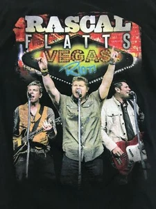 Rascal Flats Vegas Riot T Shirt Size EXTRA Large Black STAFF NEW - Picture 1 of 6