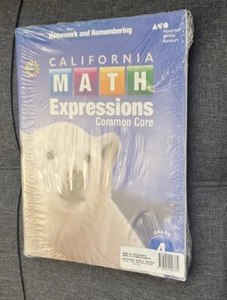 HMH Math Expressions California Homework and Remembering Vol.1&2 Grade 4 - Picture 1 of 2