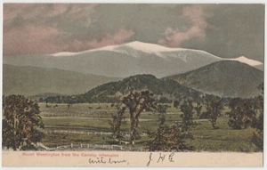 Postal de Mount Washington Conway Intervales 1901-1907 New Hampshire NH 1900s - Imagen 1 de 2