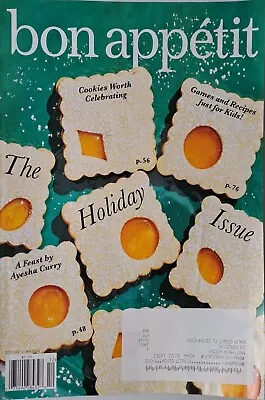 Bon Appetit Magazine 2021 December Holiday Issue Food Cooking Cookies Kids - Image 1 of 2