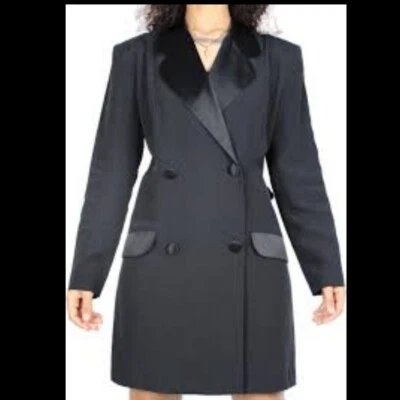 Joseph Ribkoff Double Breasted Women's Tuxedo Romper, jacket, coat size 10 - Image 1 of 4