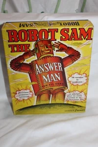 Vintage 1953 Robot Sam the Answer Man Jacmar Educational Game W Cards For Repair - Picture 1 of 3