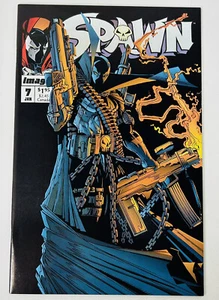 Spawn #7 KEY 1st Cover Unsigned By Todd McFarlane, Modern Age, First Printing NM - Picture 1 of 3