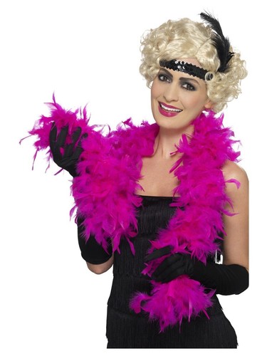 Rote Federboa 150cm - Party Accessoire Für Karneval & Halloween