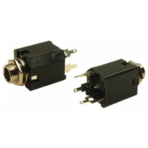 Cliff FM6704 6,35mm, Verticale, Montaggio PCB, Presa Jack Mono con 3 Contatti - Foto 1 di 1