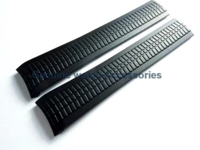 Correa de goma negra Patek Philippe Aquanaut 5167A 5167 (21 mm X 18) NUEVA OEM SIN CORTAR Foto 1 de 4