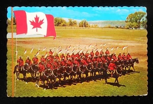1960s World Famous Musical Ride Royal Canadian Mounted Police Canada Postcard - Picture 1 of 1