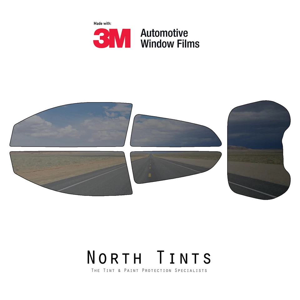 Película de vidrio tinte ventana precortada estable color 3M para Volvo C30 2009-2013 Foto 1 de 4