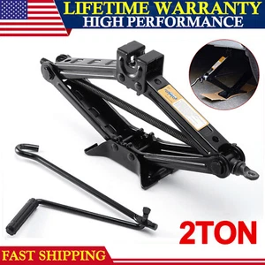 2 Ton Scissor Jack Handle Crank Tool For Car Van Garage Tire Wheel Change Quick - Picture 1 of 12