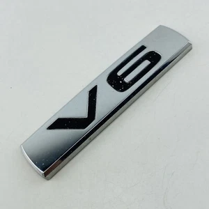 2007-2012 Nissan Altima V6 Emblem Letters Badge Logo Trunk Rear Chrome OEM D7 - Picture 1 of 6