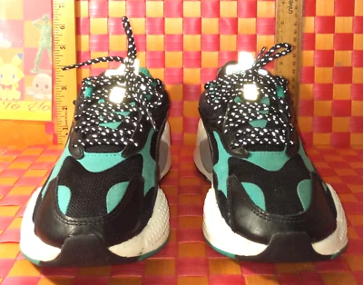 Sneakers, Puma, Mercedes/running, Teel and black w/white trim, Men's size: 7 1/2 - Image 1 of 4