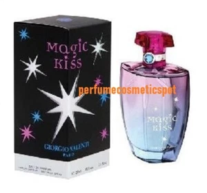 NIB MAGIC KISS by GIORGIO VALENTI FOR WOMEN 3.3 OZ / 100 ML EAU DE PARFUM SPRAY - Picture 1 of 1