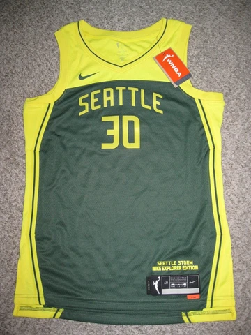 Breanna Stewart Seattle Storm Green Womens Small Nike Explorer Swingman Jersey Cover