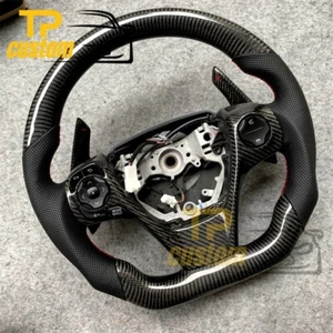 Real Carbon Fiber Steering Wheel Fit For Toyota Camry 2012-2014 Paddle Shifter - Picture 1 of 6