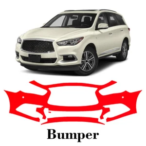 Front bumper PreCut PPF Paint Protection Film For Infiniti QX60 2016-2020 - Picture 1 of 6
