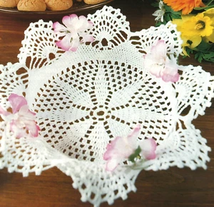 SPITZENDECKCHENKORB/HÄKELANLEITUNG NUR ANLEITUNG - Bild 1 von 1