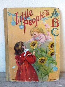 Antique Little People's ABC Vintage Children's Book Graham Matlack 0521 Alphabet - Picture 1 of 18