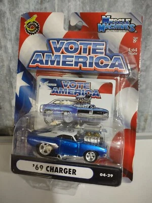 Muscle Machines escala 1:64 Vote America • '69 CARGADOR #04-29 (b5) Foto 1 de 4