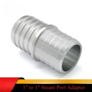 Adaptador de manguera de radiador refrigerante puerto de vapor intercambiable LS de 1" a 1" montaje de aluminio 1 pieza - Imagen 1 de 5