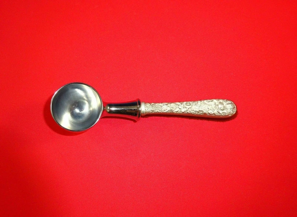 Repousse by Kirk Sterling Silver Coffee Scoop HH 6" Custom Made - Image 1 of 1