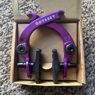 Odyssey Evo 2.5 U-Brake (Purple) ODYSSEY EVO 2.5 BRAKEAnodized Purple BMX Brakes - Image 1 of 4