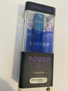 Power Tube 2600 Energy Drink for Mobile Phones SPM02-GR Vivi Blue Brand New pack - Picture 1 of 5