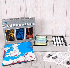 COMPLETE - Eurorails 2nd Ed. Board Game - Mayfair 1993 Rail Game 457 Vtg - USED - Picture 1 of 24