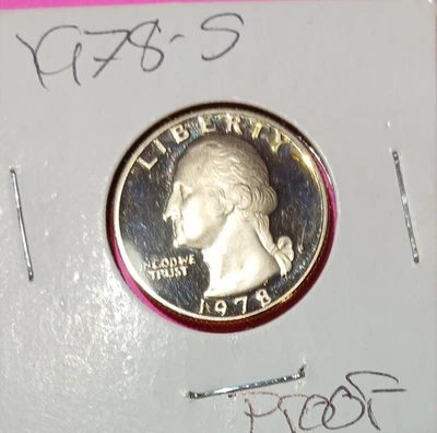 1978s Proof Washington Quarter As Pictured - Image 1 of 2