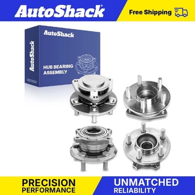Front Rear Wheel Hub Bearing Assemblies for 2012-2014 Dodge Charger - Image 1 of 2