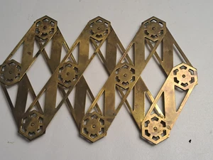 Vintage Accordion brass Trivet - Picture 1 of 6
