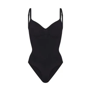 Skims Women's Seamless Sculpt Brief Bodysuit- Onyx- XSmall - Picture 1 of 3
