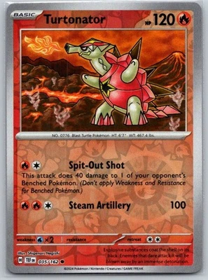 Turtonator 035/162 Reverse Holo SV05: Temporal Forces NM - Image 1 of 2