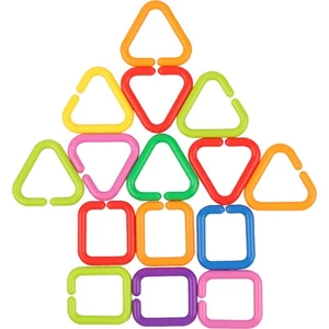 35pcs Rings Geometric Linking Chains Ring Toys Infants Hand Toys - Picture 1 of 12