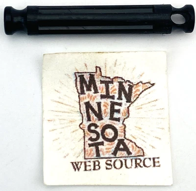 (1) Varilla negra K’NEX/Knex 1‐5/8" con orificio de cuerda pieza de repuesto muy rara Foto 1 de 3