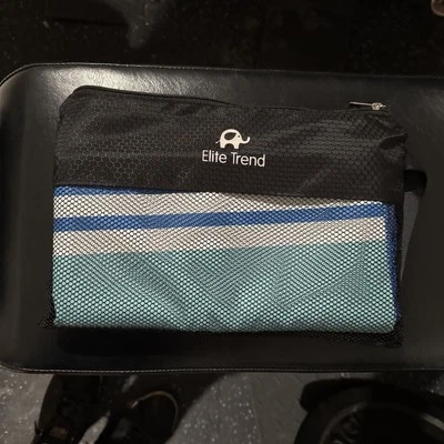 Toalla de playa Elite Trend XL - 78x35 pulgadas con bolsa de viaje. Estilo rayas *NUEVO* Foto 1 de 4