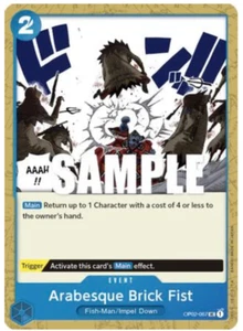 Arabesque Brick Fist OP02-067 UC Paramount War One Piece English - Imagen 1 de 1