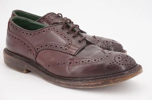 DE ALTA RESISTENCIA | TRICKERS UK 8 US 9 PUNTA DE ALA BOURTON BROGUE CONCHA BORGOÑA CORDOBÉS - Imagen 1 de 12