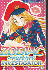 Manga Zodiac Private Investigator Nr. 1 Natsumi Ando Deutsch Bagged Heyne