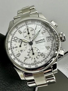 Eberhard & Co Traversetolo Chronograph Swiss Automatic White Dial 43mm - Picture 1 of 13