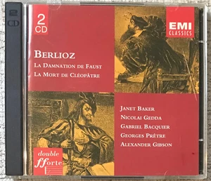 BERLIOZ "LA DAMNATION DE FAUST", "CLEOPATRE" 1970 2CD VG+ GEDDA, BAKER, BACQUIER - Bild 1 von 1