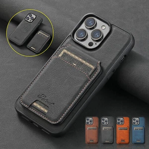 Funda Magnética Extraíble Billetera Soporte Tarjeta Para iPhone 16 15 14 13 12 Pro Max - Imagen 1 de 18