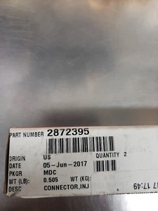 Cummins 2872395 Injector Connector Tubes Fit For 5.9L Dodge QTY 2 - Picture 1 of 7