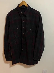Five Brother Shirt Mens L Plaid Green Tallman Flannel L Sleeve Button Down - Picture 1 of 11