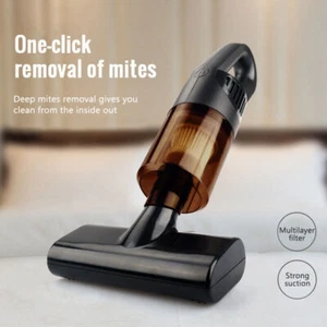 Aspiradora UV de mano removedora antipolvo limpiador de ácaros para colchón de cama para el hogar - Imagen 1 de 17