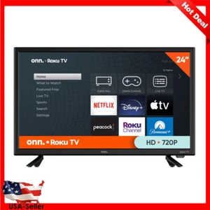 24 In Smart TV W/Stand Class HD 720P Resolution LED Display 60 Hz Refresh Rate - Picture 1 of 16