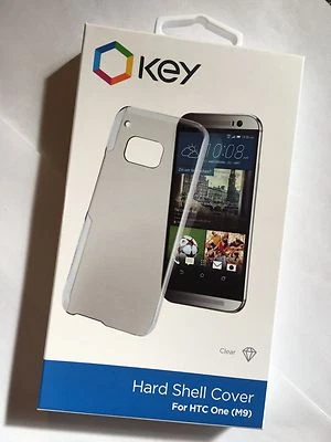 HTC One M9 Hard Shell Case Cover in Clear SCHM90045CLK by Key Brand New & Sealed - Image 1 of 4