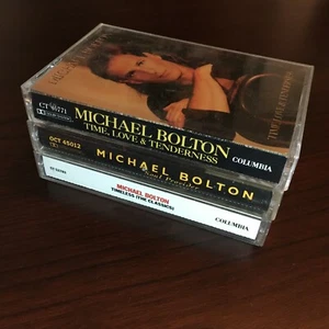 3 Michael Bolton Cassette Tapes: Time Love & Tenderness, Soul Provider, Timeless - Picture 1 of 8