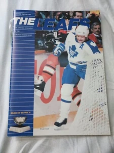 Toronto Maple Leaf 1990's Game Program. Wendel Clark On The Cover - Picture 1 of 2