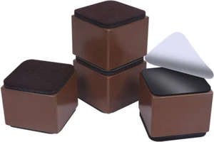 2 Inch Bed and Furniture Risers, Heavy Square Chair Sofa Couch Tables Risers, Wi - Picture 1 of 7