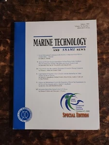 Marine Technology And Sname News January 2001 Volume 38 Number 1 Military - Picture 1 of 14